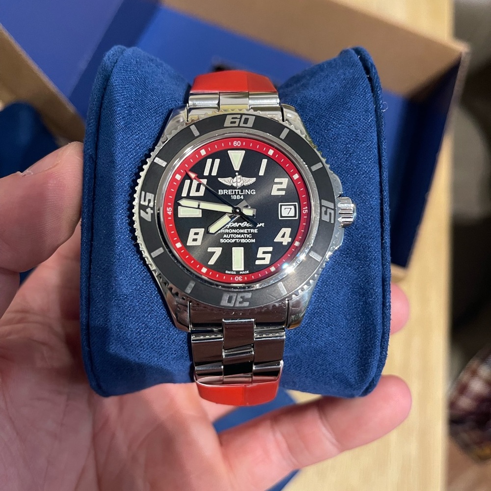 Watch for Sale: Breitling Superocean Abyss 42mm.
Asking price is $2300.
42mm